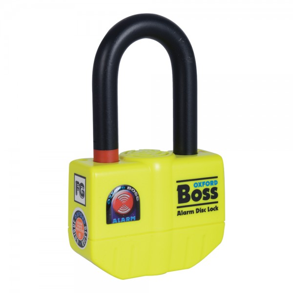 Oxford Oxford Boss Alarm Disc Lock 14mm Yellow